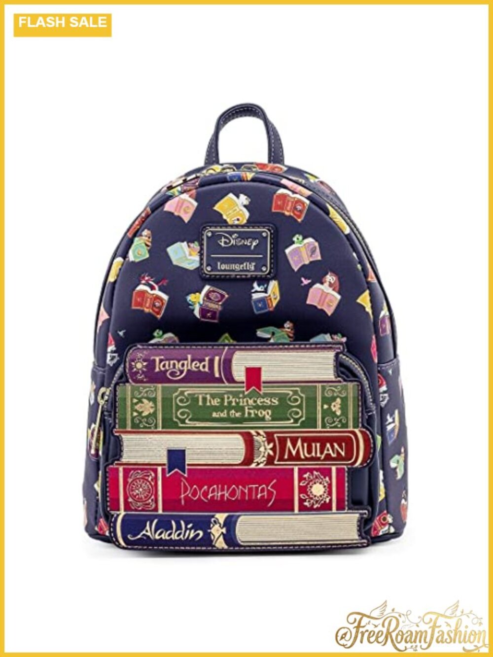 Loungefly Disney Princess Books Faux Leather Shoulder Bag Purse